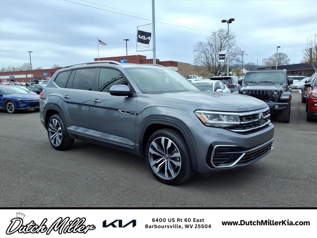 Platinum Gray Metallic 2021 Volkswagen Atlas V6 SEL R-Line 4Motion SUV / Crossover All-Wheel Drive 8-Speed Automatic