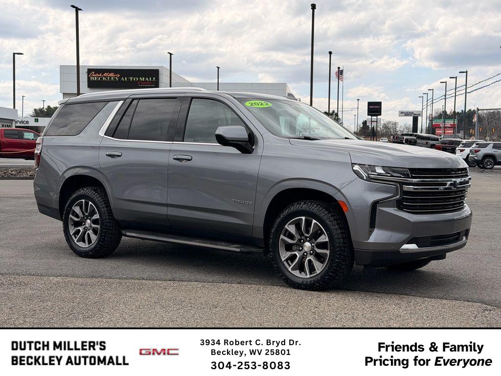 Gray (Satin Steel Metallic) 2022 Chevrolet Tahoe LT 4WD SUV / Crossover Four-Wheel Drive Automatic