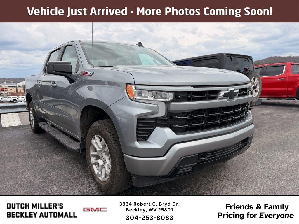 Sterling Gray Metallic 2025 Chevrolet Silverado 1500 RST Crew Cab 4WD Pickup Truck Four-Wheel Drive Automatic