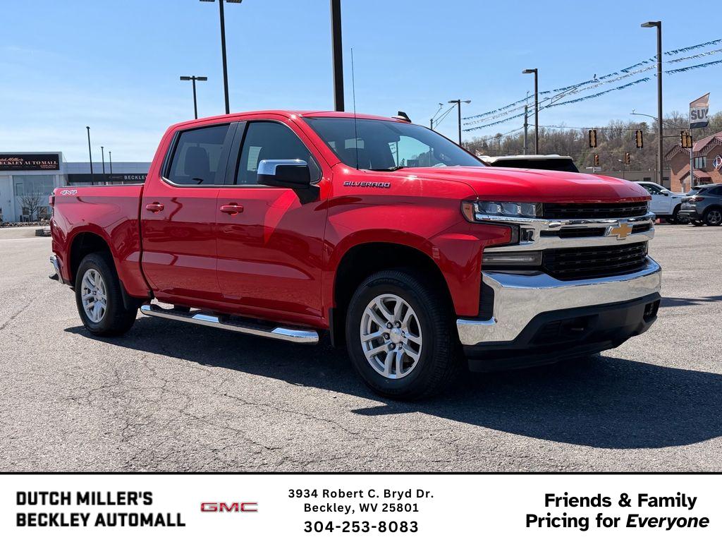 Red Hot 2019 Chevrolet Silverado 1500 LT Crew Cab 4WD Pickup Truck Four-Wheel Drive 8-Speed Automatic