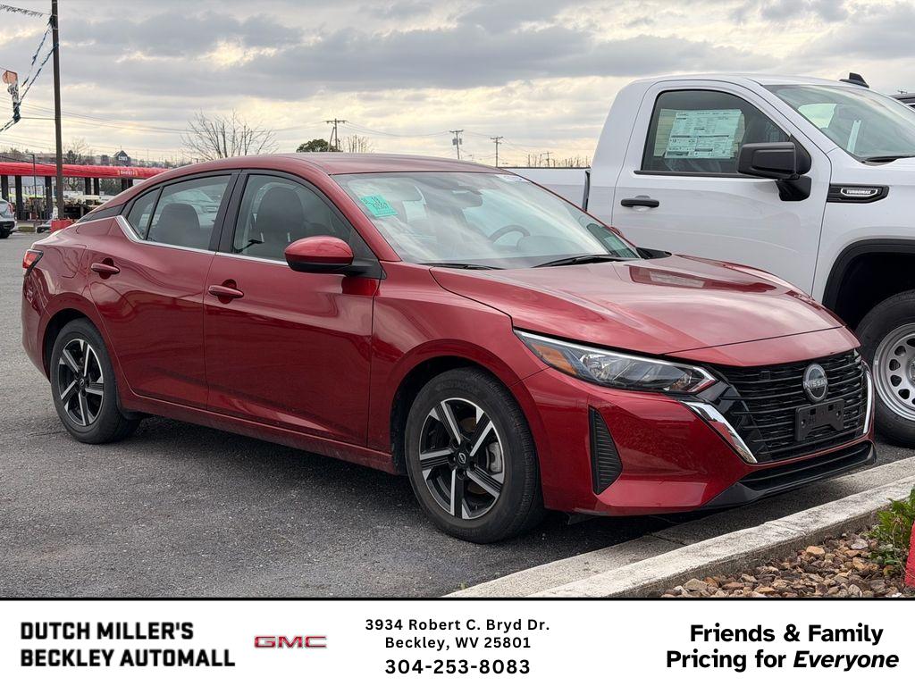 Red (Scarlet Ember Tintcoat) 2024 Nissan Sentra SV FWD Sedan Front-Wheel Drive Continuously Variable Transmission