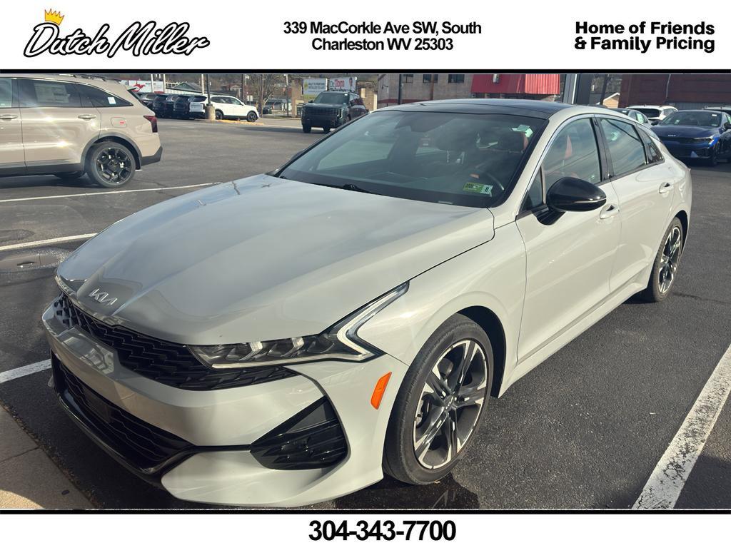 Wolf Gray 2023 Kia K5 GT-Line FWD Sedan Front-Wheel Drive 8-Speed Automatic