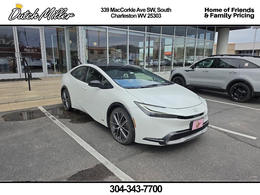 White (Wind Chill Pearl) 2024 Toyota Prius XLE AWD Hatchback All-Wheel Drive Continuously Variable Transmission