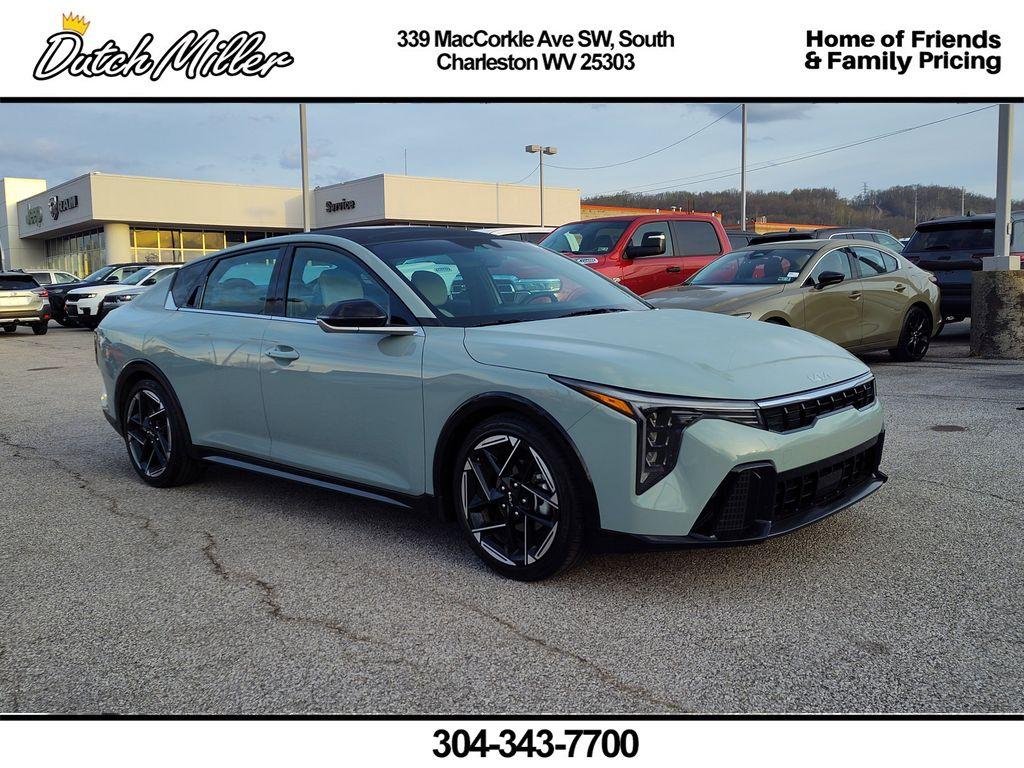 Morning Haze 2025 Kia K4 GT-Line FWD Sedan Front-Wheel Drive Continuously Variable Transmission