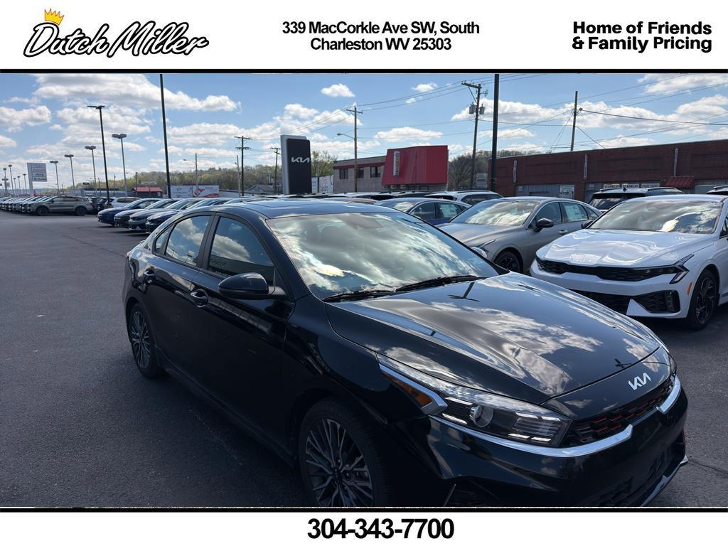 Aurora Black 2023 Kia Forte GT-Line FWD Sedan Front-Wheel Drive Continuously Variable Transmission