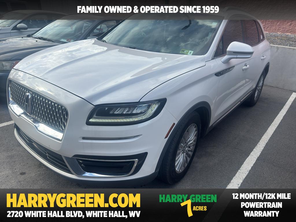 White Platinum Metallic Tri-Coat 2019 Lincoln Nautilus AWD SUV / Crossover All-Wheel Drive 8-Speed Automatic