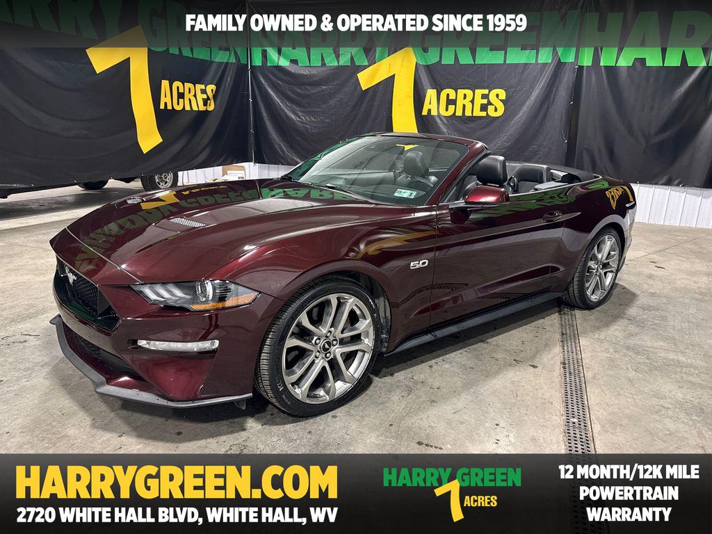 Red (ROYAL CRIMSON MET TINTED CC) 2018 Ford Mustang GT Premium Convertible RWD Convertible Rear-Wheel Drive 6-Speed Manual