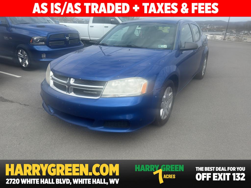 Blue Streak Pearlcoat 2012 Dodge Avenger SE FWD Sedan Front-Wheel Drive 4-Speed Automatic