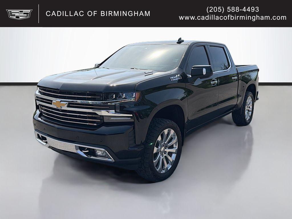 Black 2020 Chevrolet Silverado 1500 High Country Crew Cab 4WD Pickup Truck Four-Wheel Drive Automatic