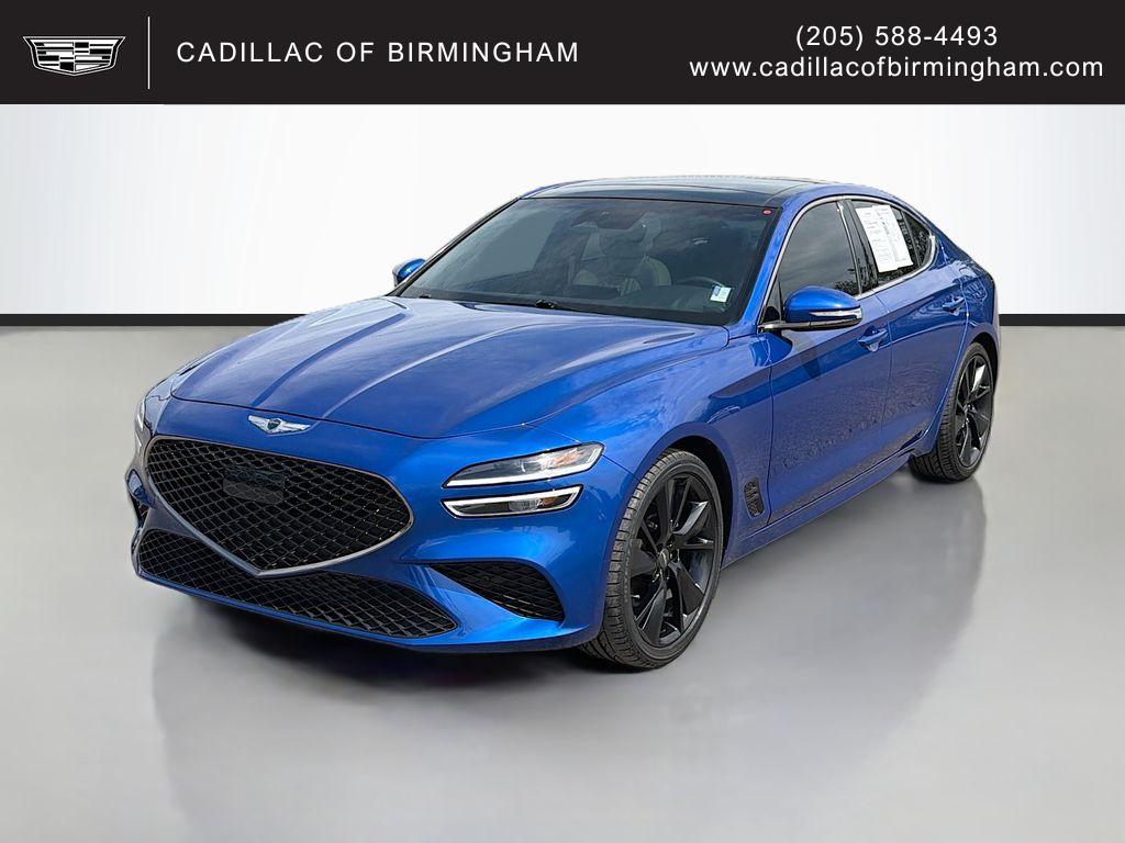 Mallorca Blue 2023 Genesis G70 2.0T RWD Sedan Rear-Wheel Drive 8-Speed Automatic