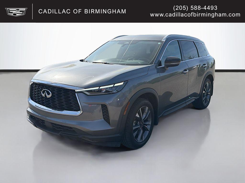 Gray (Graphite Shadow) 2023 INFINITI QX60 Luxe FWD SUV / Crossover Front-Wheel Drive 9-Speed Automatic