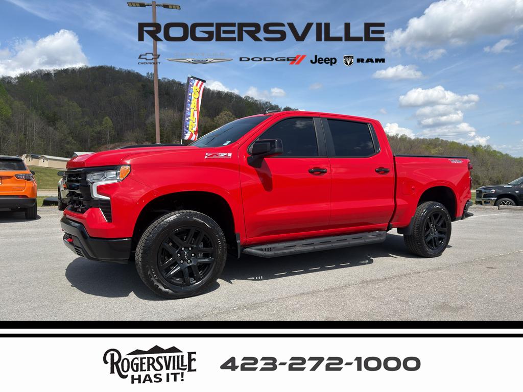 RED HOT 2022 Chevrolet Silverado 1500 LT Trail Boss Crew Cab 4WD Pickup Truck Four-Wheel Drive Automatic