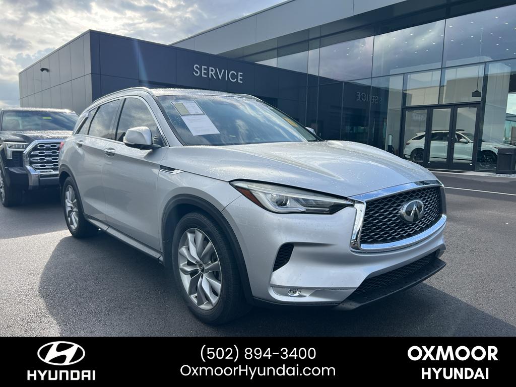 Gray (Liquid Platinum) 2019 INFINITI QX50 Luxe FWD SUV / Crossover Front-Wheel Drive Continuously Variable Transmission