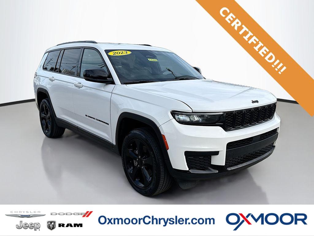 Bright White Clearcoat 2023 Jeep Grand Cherokee L Altitude 4WD SUV / Crossover Four-Wheel Drive 8-Speed Automatic