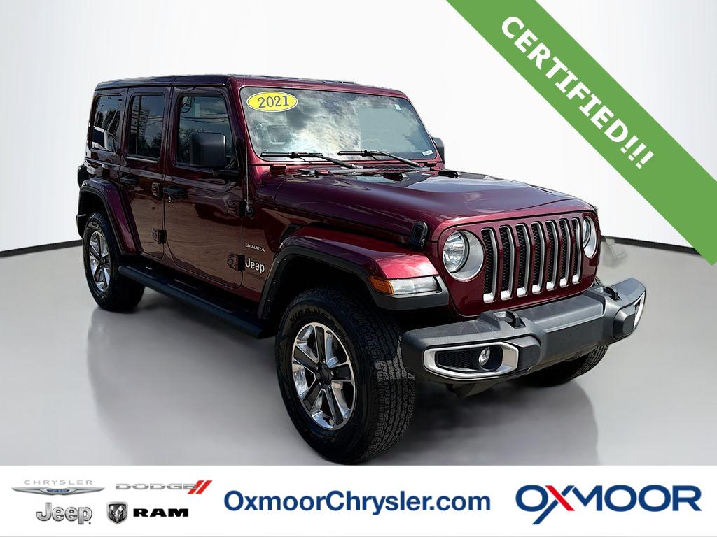 Snazzberry Pearlcoat 2021 Jeep Wrangler Unlimited Sahara 4WD SUV / Crossover Four-Wheel Drive 8-Speed Automatic