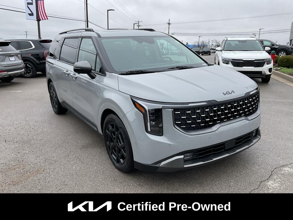 Ceramic Silver 2026 Kia Carnival SX FWD Minivan Front-Wheel Drive 8-Speed Automatic