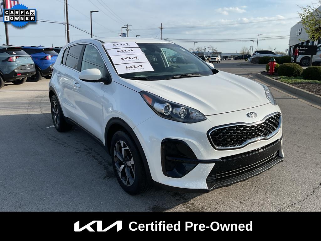 Snow White Pearl 2021 Kia Sportage LX FWD SUV / Crossover Front-Wheel Drive 6-Speed Automatic