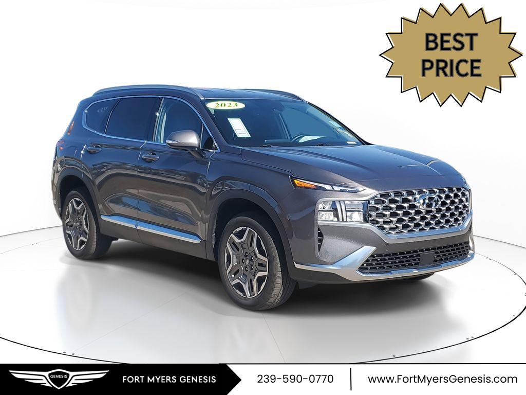 Portofino Gray 2023 Hyundai Santa Fe Hybrid Plug-In SEL Convenience AWD SUV / Crossover All-Wheel Drive 6-Speed Automatic