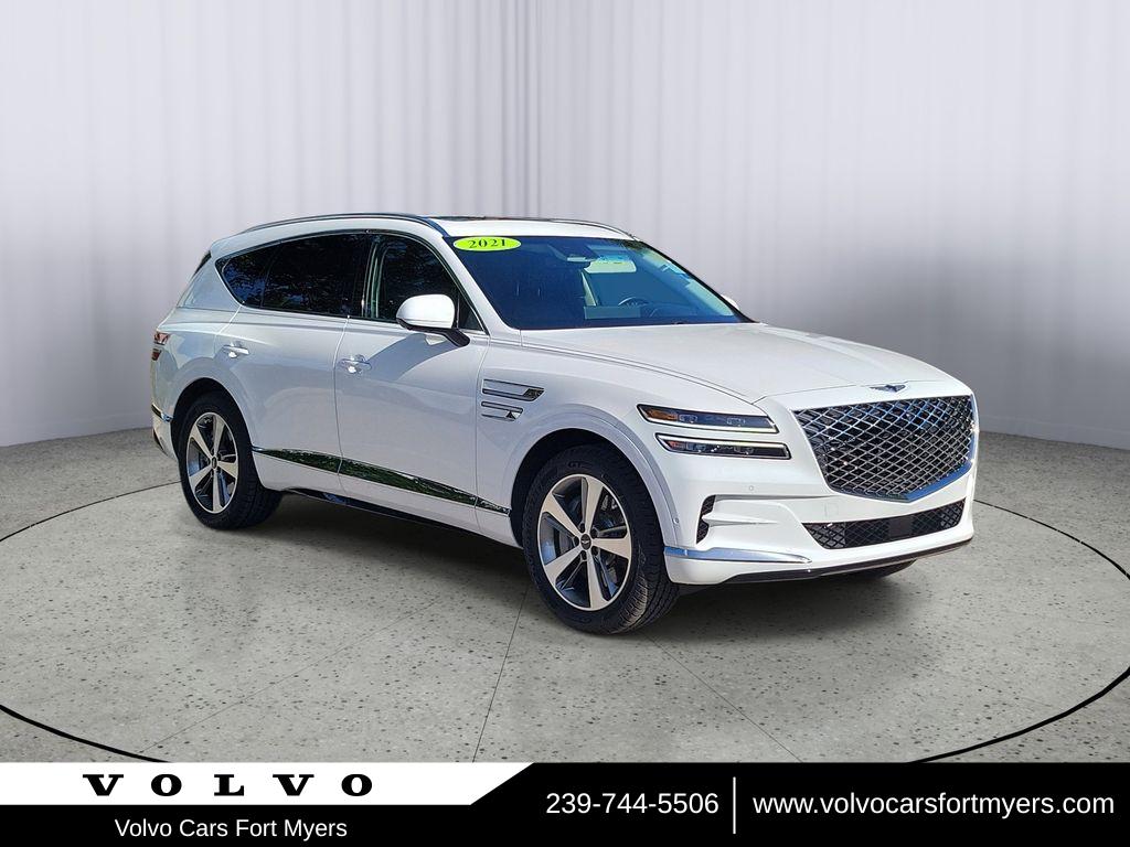 Uyuni White 2021 Genesis GV80 3.5T AWD SUV / Crossover All-Wheel Drive 8-Speed Automatic