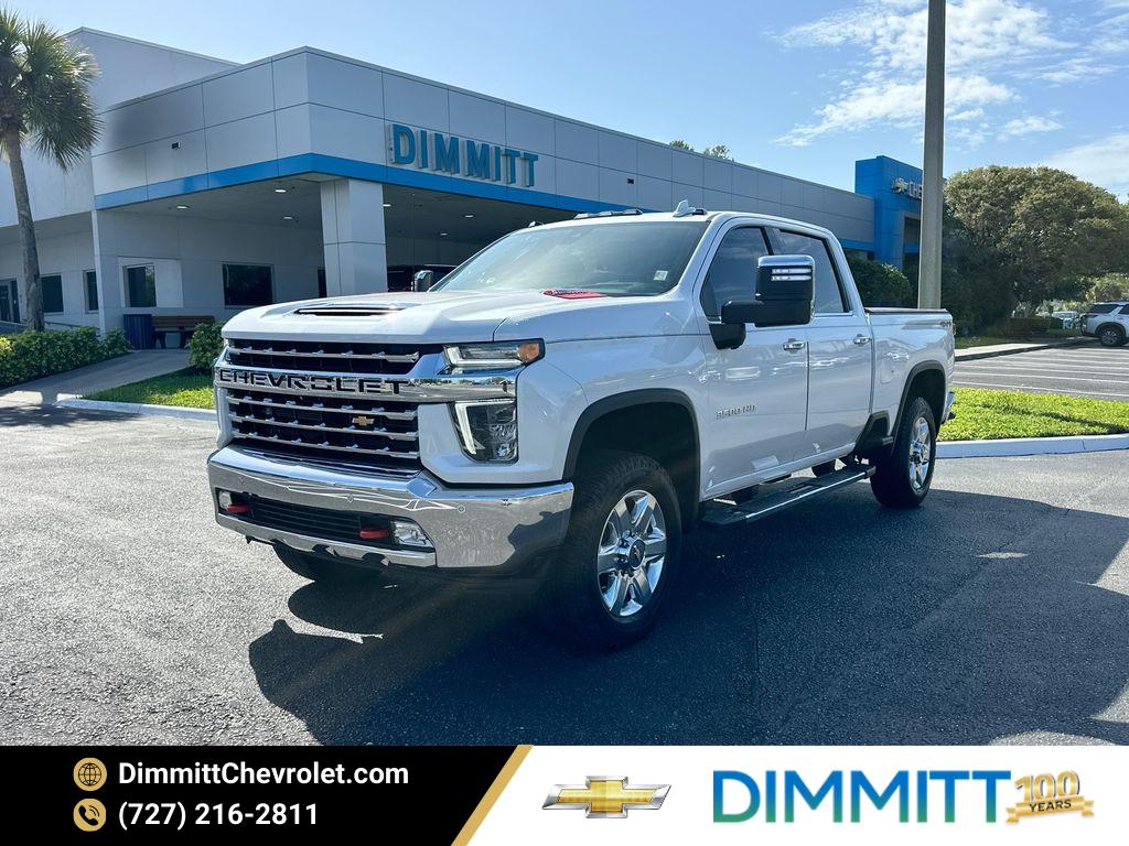 White (Iridescent Pearl Tricoat) 2022 Chevrolet Silverado 3500HD LTZ Crew Cab 4WD Pickup Truck Four-Wheel Drive Automatic