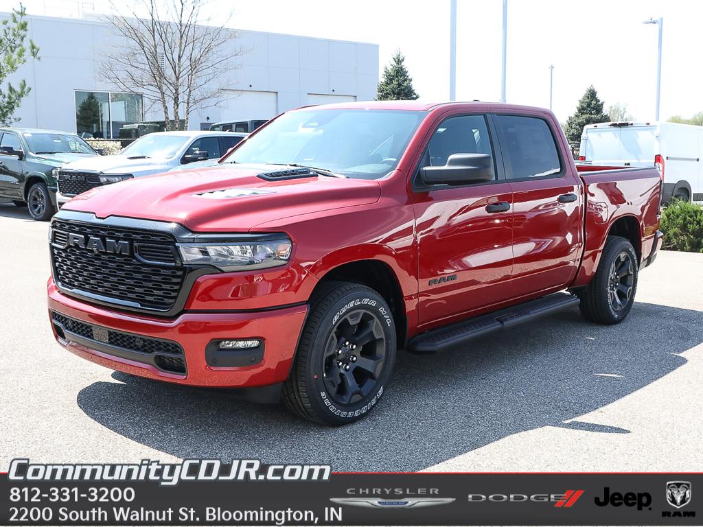 Molten Red Pearlcoat 2026 RAM 1500 Express Crew Cab 4WD Pickup Truck Four-Wheel Drive 8-Speed Automatic