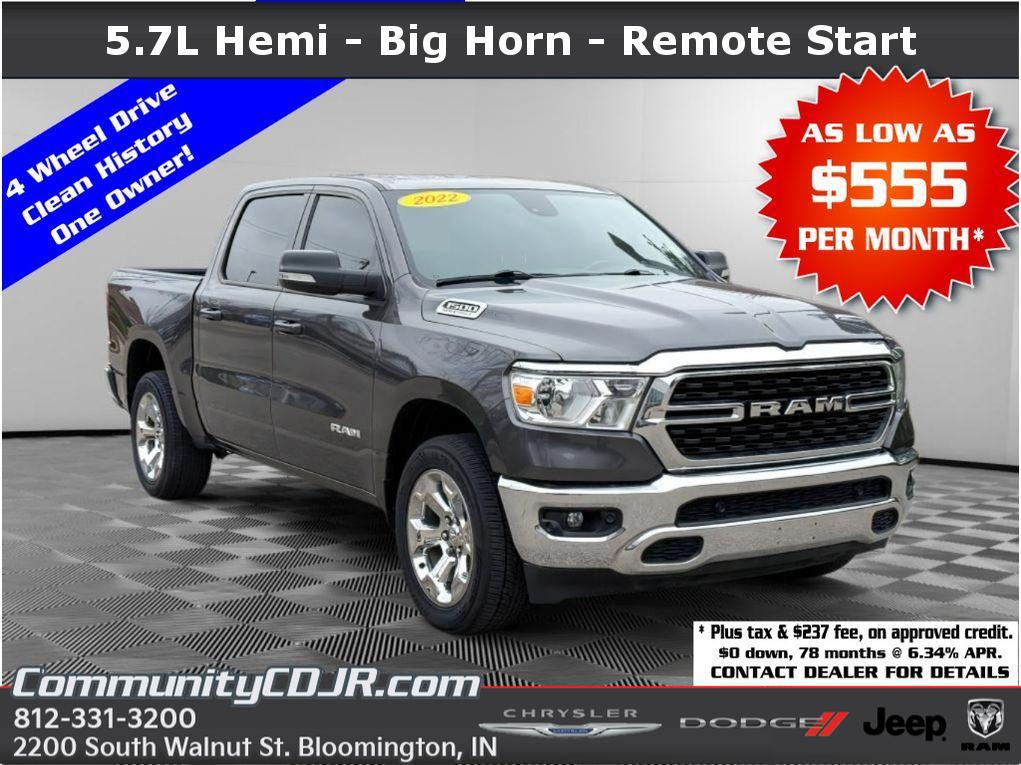 2022 RAM 1500 Big Horn Crew Cab 4WD