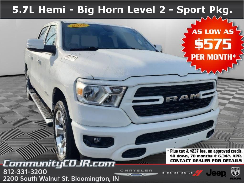 2022 RAM 1500 Big Horn Crew Cab 4WD