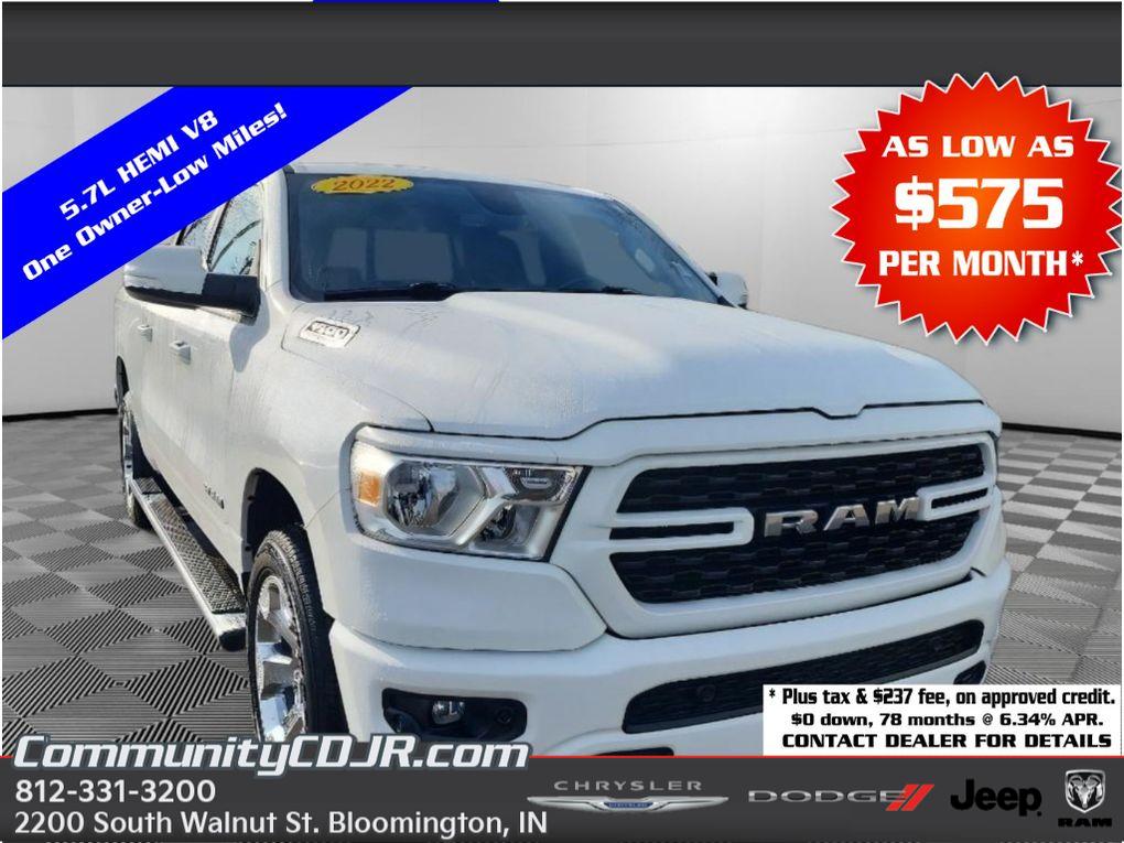 2022 RAM 1500 Big Horn Crew Cab 4WD
