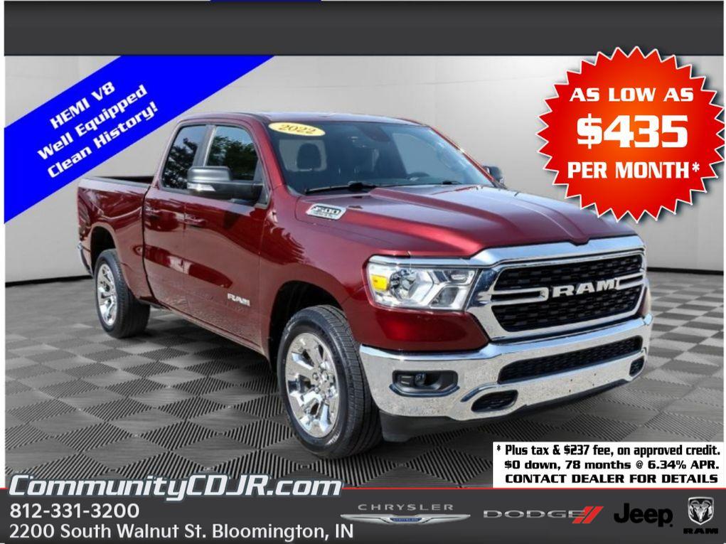 2022 RAM 1500 Big Horn Quad Cab 4WD