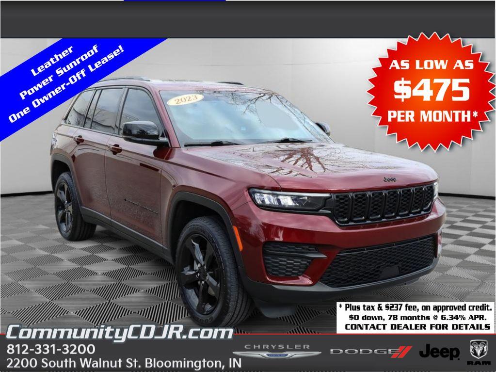 Velvet Red Pearlcoat 2023 Jeep Grand Cherokee Altitude X 4WD SUV / Crossover Four-Wheel Drive 8-Speed Automatic