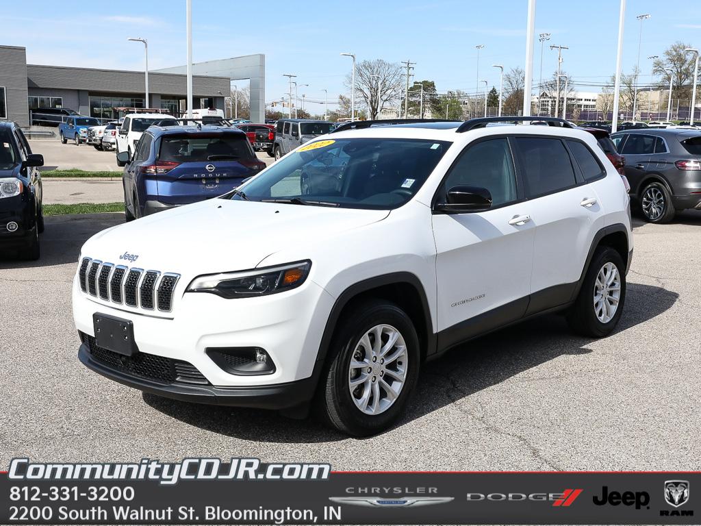 Bright White Clearcoat 2022 Jeep Cherokee Latitude Lux 4WD SUV / Crossover Four-Wheel Drive 9-Speed Automatic