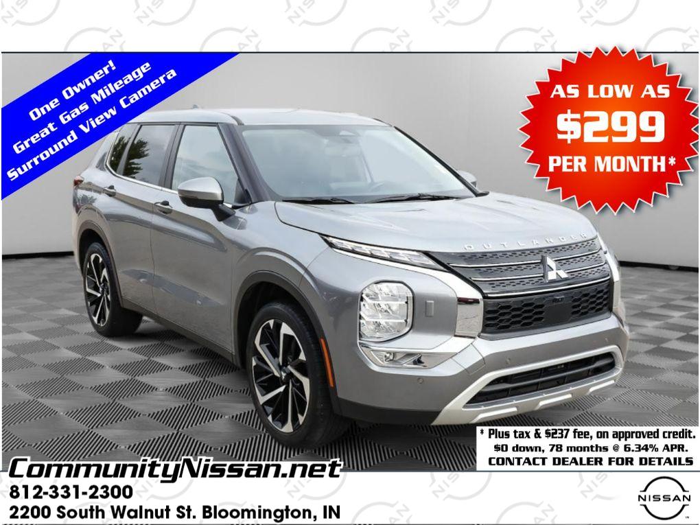Mercury Gray Metallic 2022 Mitsubishi Outlander SE S-AWC SUV / Crossover All-Wheel Drive Continuously Variable Transmission