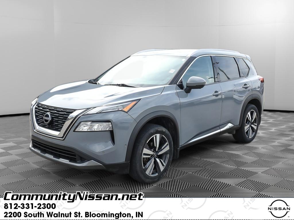 Boulder Gray Pearl 2023 Nissan Rogue SL AWD SUV / Crossover All-Wheel Drive Continuously Variable Transmission