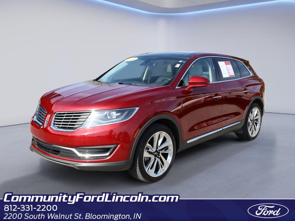 Ruby Red Metallic Tinted Clearcoat 2018 Lincoln MKX Reserve AWD SUV / Crossover All-Wheel Drive 6-Speed Automatic