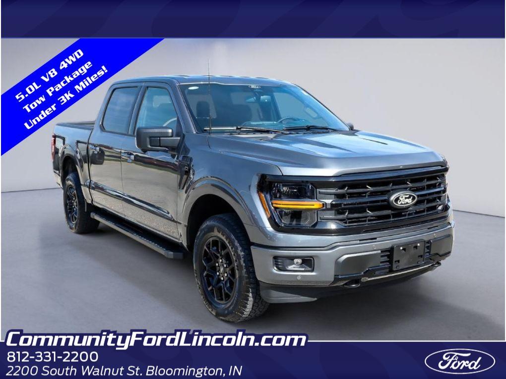 Carbonized Gray Metallic 2025 Ford F-150 XLT SuperCrew 4WD Pickup Truck Four-Wheel Drive Automatic