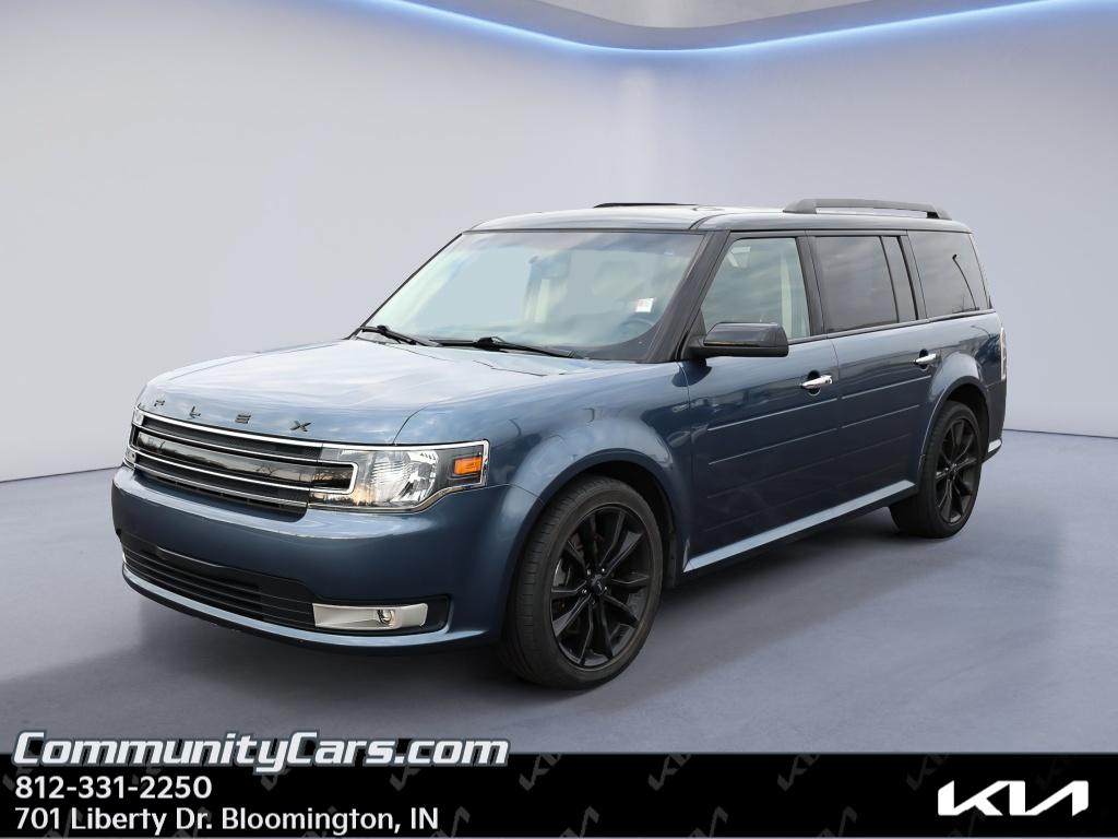 BLUE METALLIC 2019 Ford Flex SEL AWD SUV / Crossover All-Wheel Drive 6-Speed Automatic