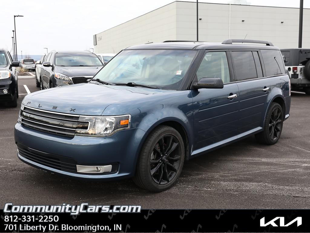 BLUE METALLIC 2019 Ford Flex SEL AWD SUV / Crossover All-Wheel Drive 6-Speed Automatic