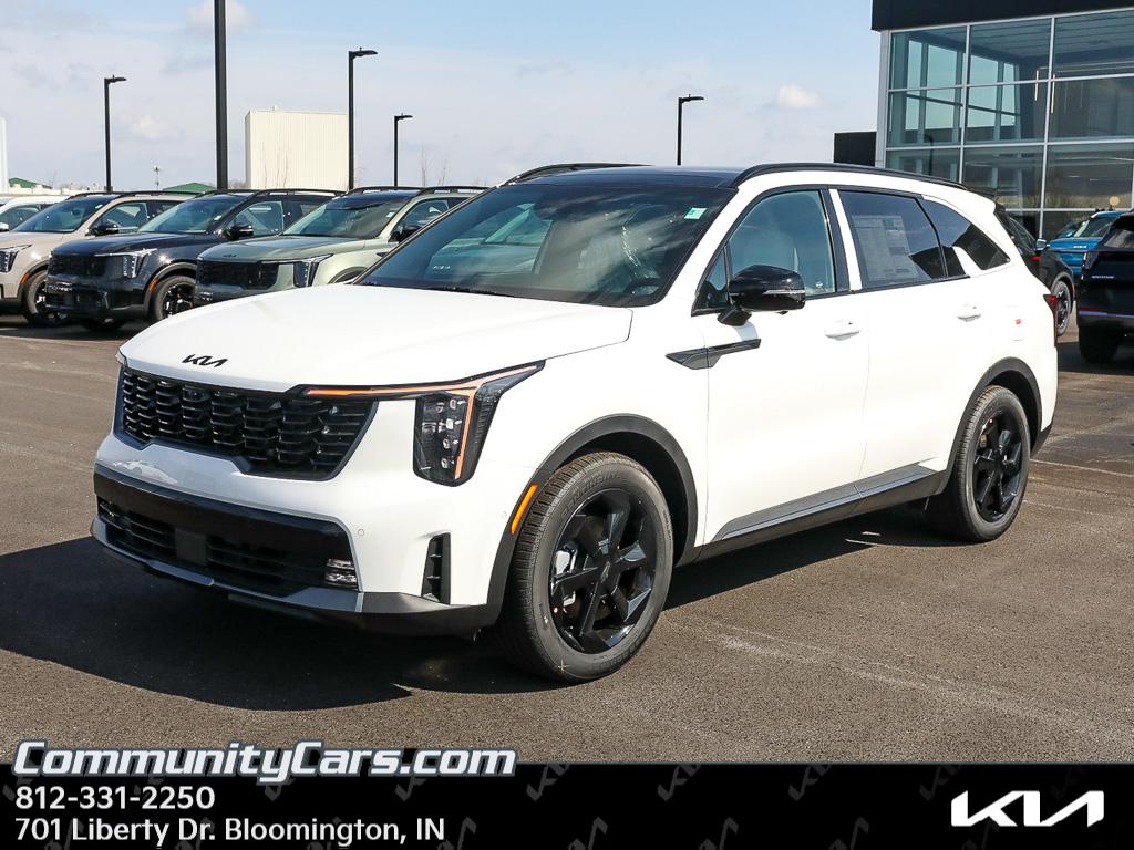 Snow White Pearl 2026 Kia Sorento Hybrid X-Line SX-Prestige AWD SUV / Crossover All-Wheel Drive 6-Speed Automatic