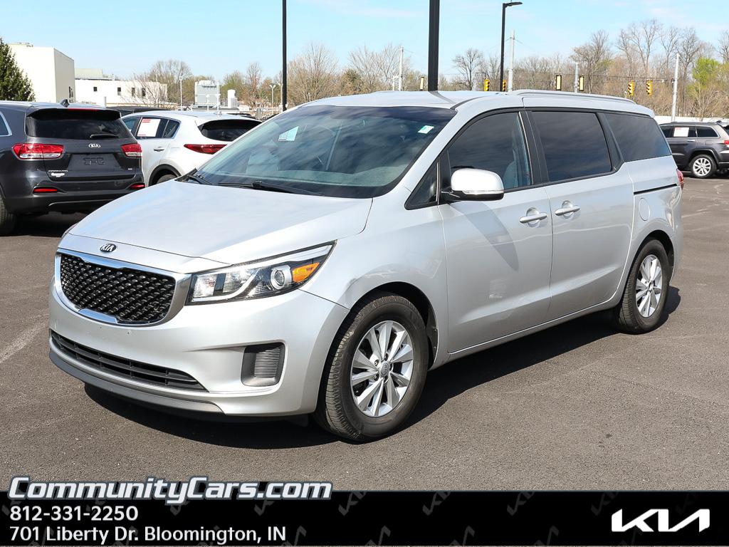 Bright Silver Metallic 2016 Kia Sedona LX Minivan Front-Wheel Drive 6-Speed Automatic