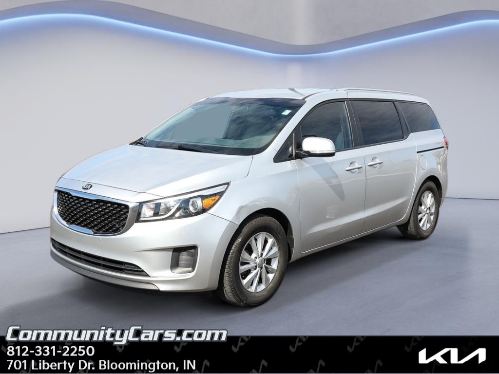 Bright Silver Metallic 2016 Kia Sedona LX Minivan Front-Wheel Drive 6-Speed Automatic