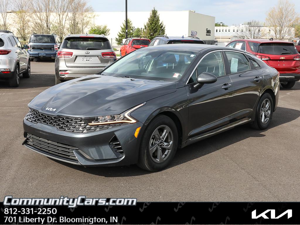 Gravity Gray 2023 Kia K5 LXS FWD Sedan Front-Wheel Drive 8-Speed Automatic