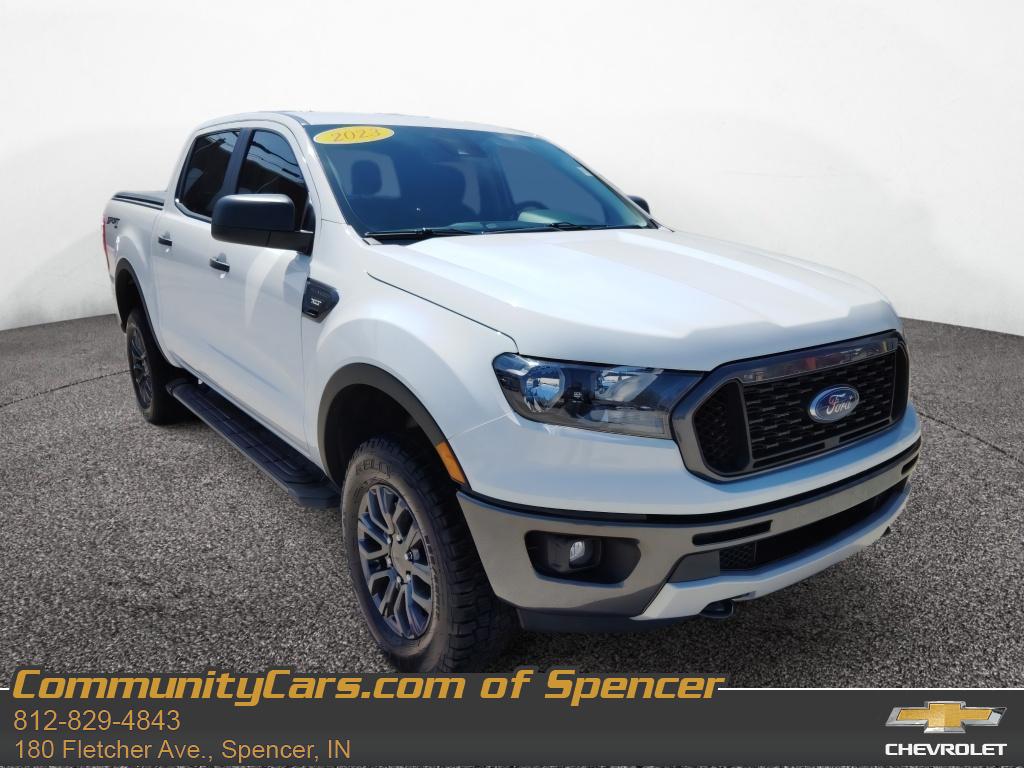 OXFORD WHITE 2023 Ford Ranger XLT SuperCrew 4WD Pickup Truck Four-Wheel Drive Automatic