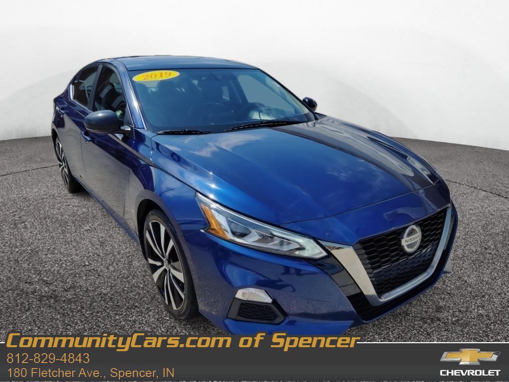 Deep Blue Pearl 2019 Nissan Altima 2.5 SR AWD Sedan All-Wheel Drive Continuously Variable Transmission