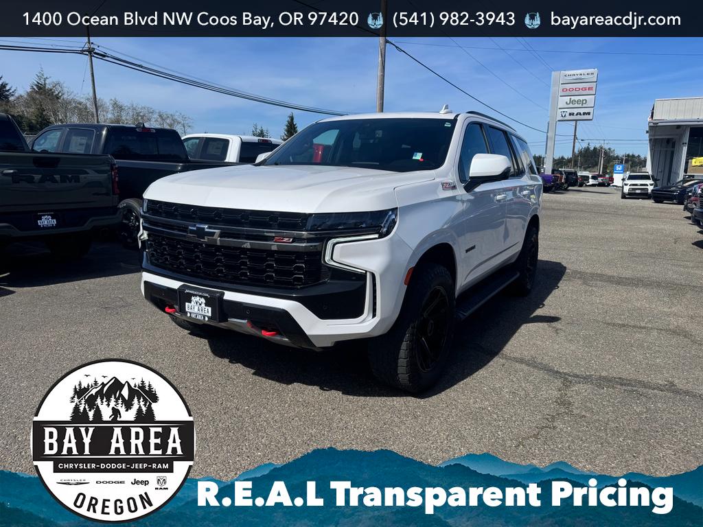 White (Iridescent Pearl Tricoat) 2021 Chevrolet Tahoe Z71 4WD SUV / Crossover Four-Wheel Drive Automatic