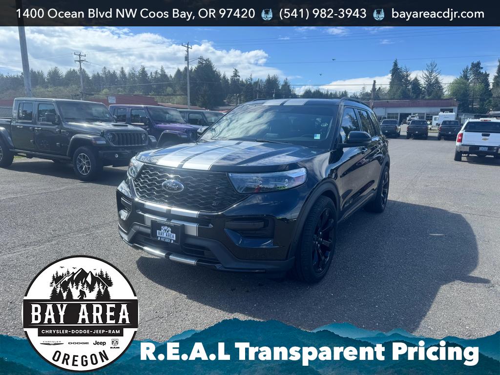 Agate Black Metallic 2022 Ford Explorer ST AWD SUV / Crossover All-Wheel Drive Automatic