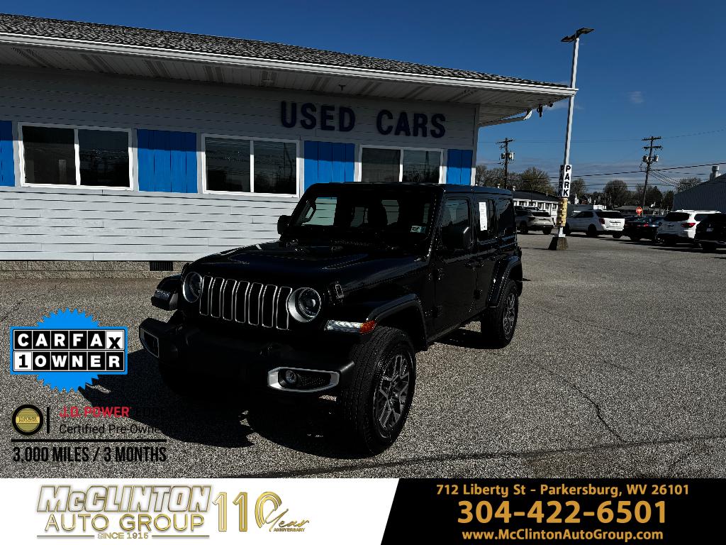 Black Clearcoat 2026 Jeep Wrangler Sahara 4-Door 4WD SUV / Crossover Four-Wheel Drive 8-Speed Automatic