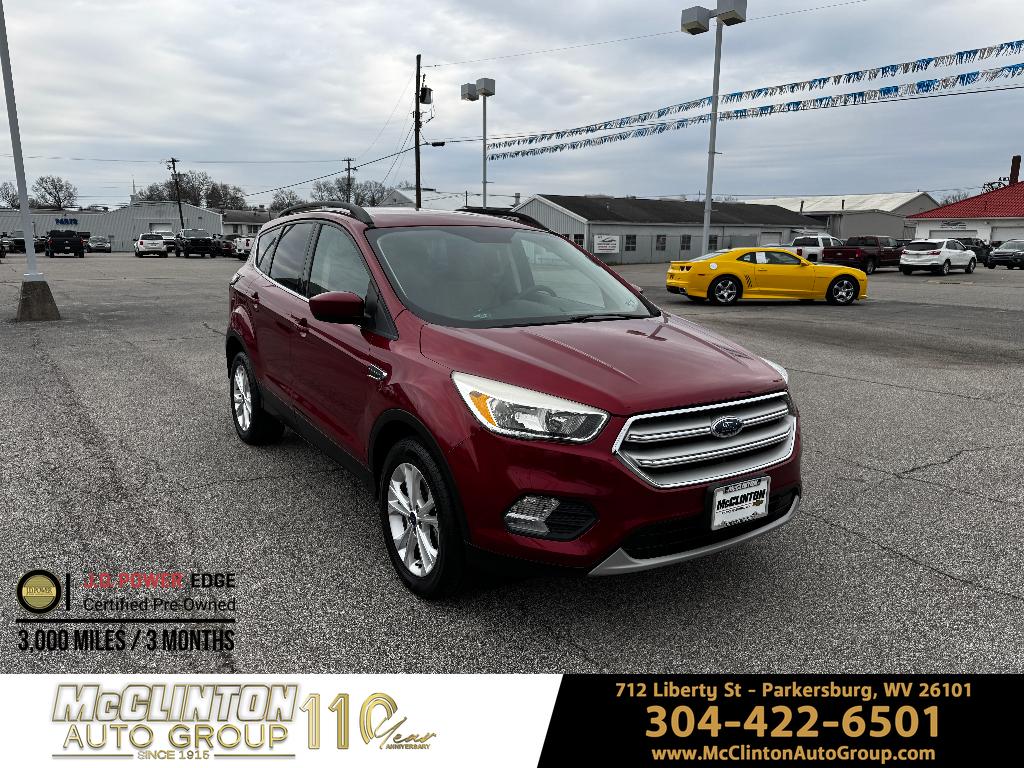 Ruby Red Metallic Tinted Clearcoat 2018 Ford Escape SE AWD SUV / Crossover All-Wheel Drive 6-Speed Automatic