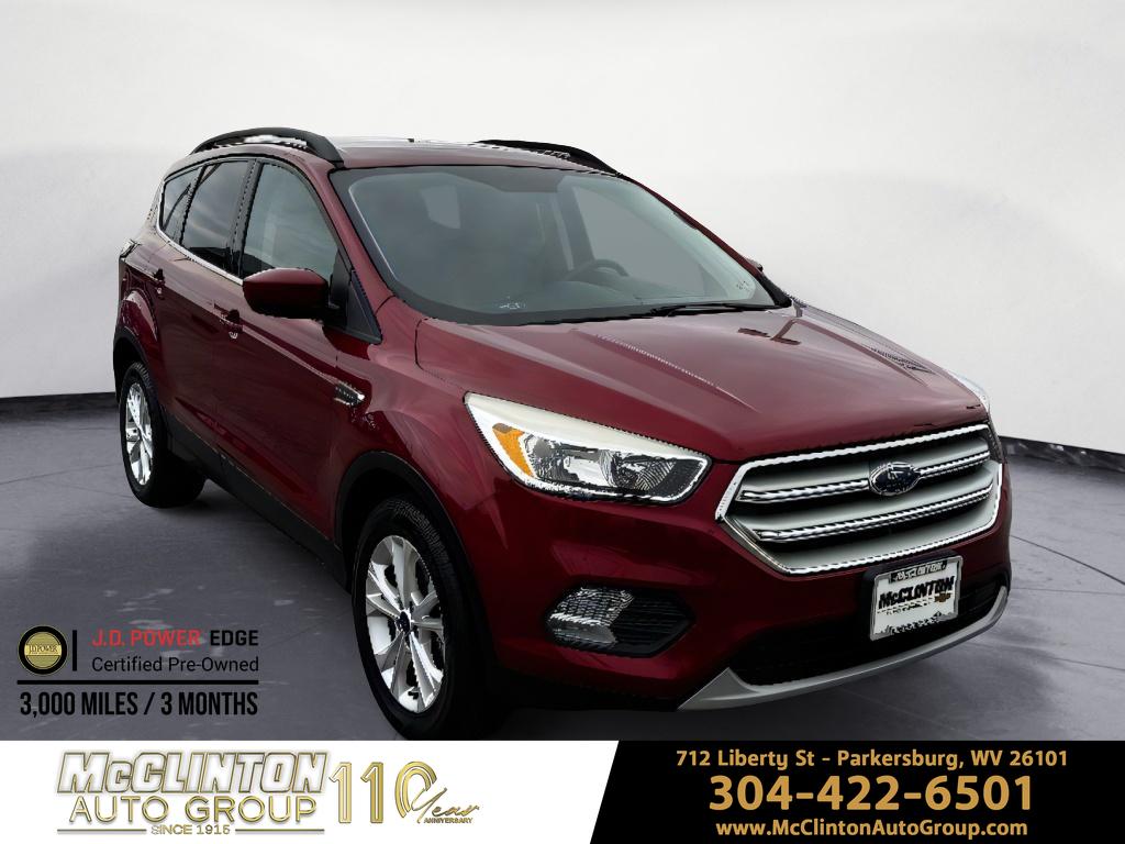 Ruby Red Metallic Tinted Clearcoat 2018 Ford Escape SE AWD SUV / Crossover All-Wheel Drive 6-Speed Automatic