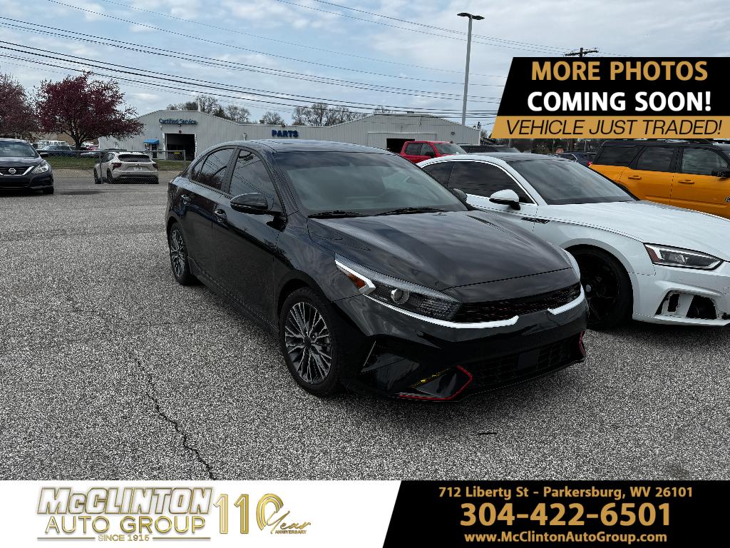 Aurora Black 2023 Kia Forte GT-Line FWD Sedan Front-Wheel Drive Continuously Variable Transmission
