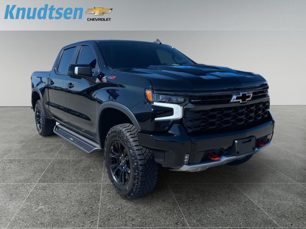 Black 2024 Chevrolet Silverado 1500 ZR2 Crew Cab 4WD Pickup Truck Four-Wheel Drive Automatic